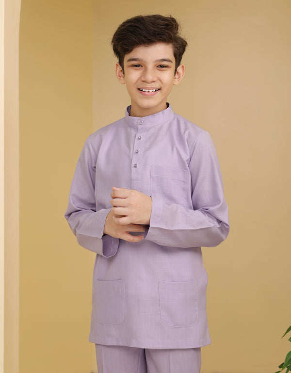 KIDS BAJU MELAYU ANDRE (LILAC)